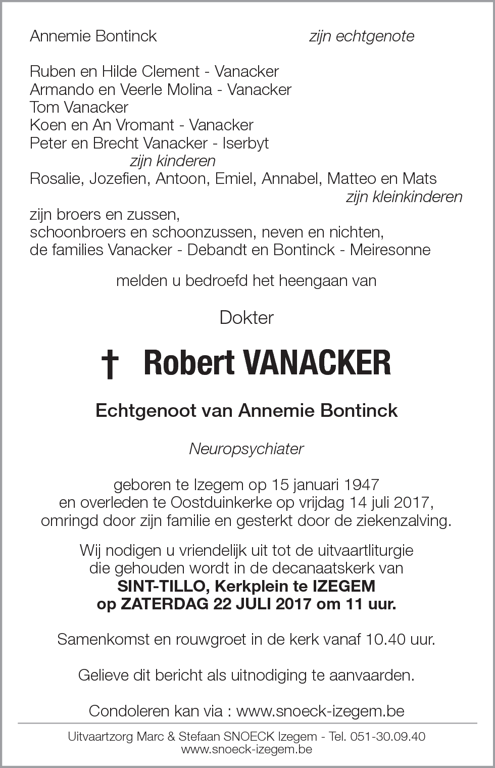Robert Vanacker