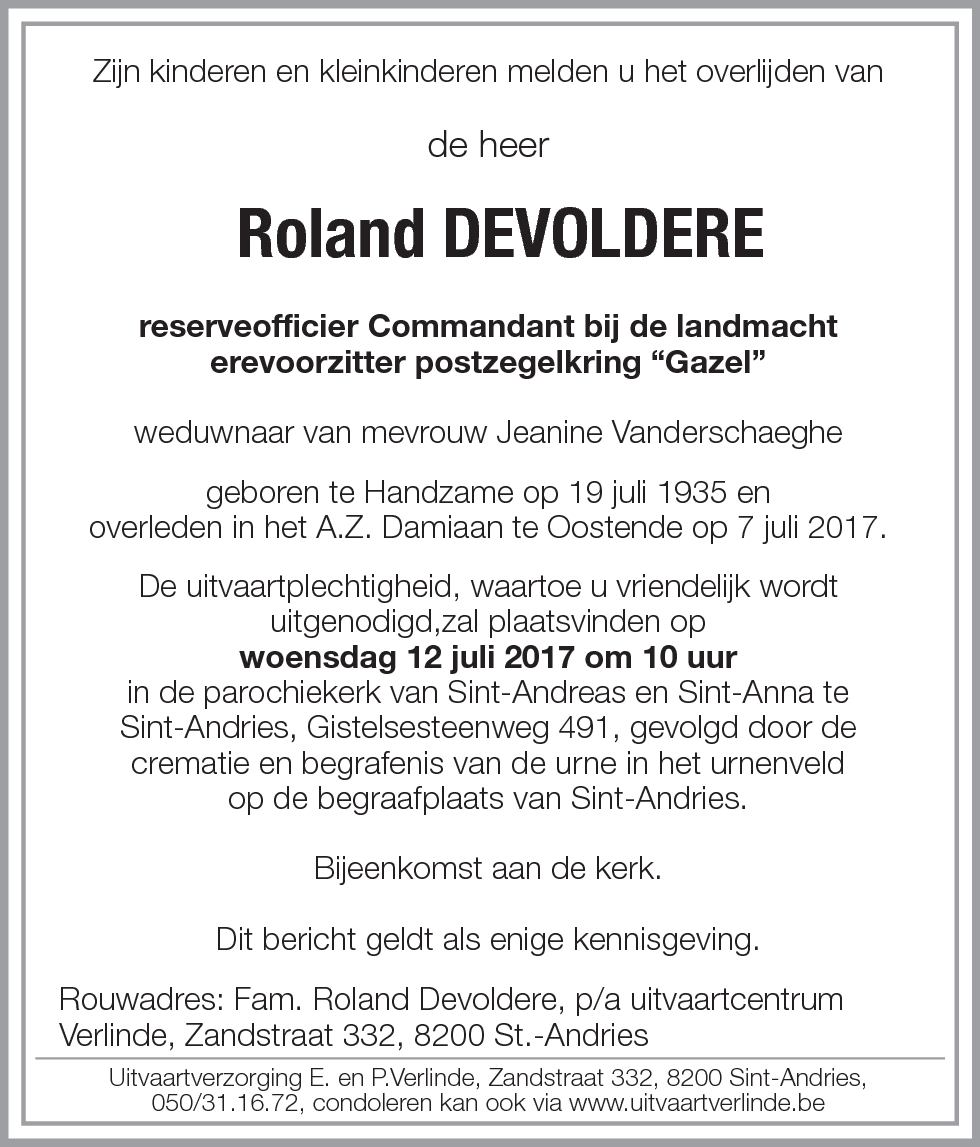 Roland Devoldere
