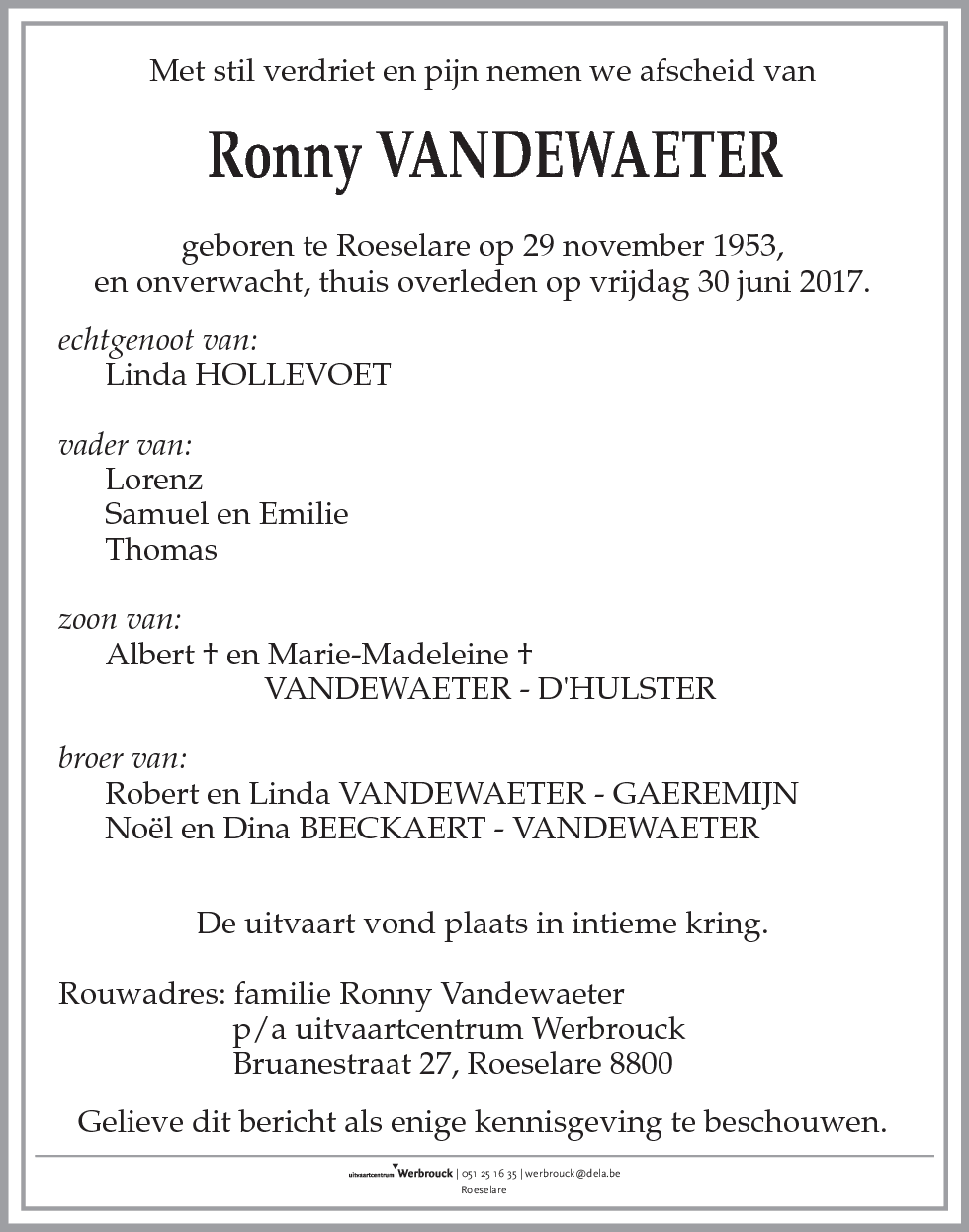 Ronny Vandewaeter