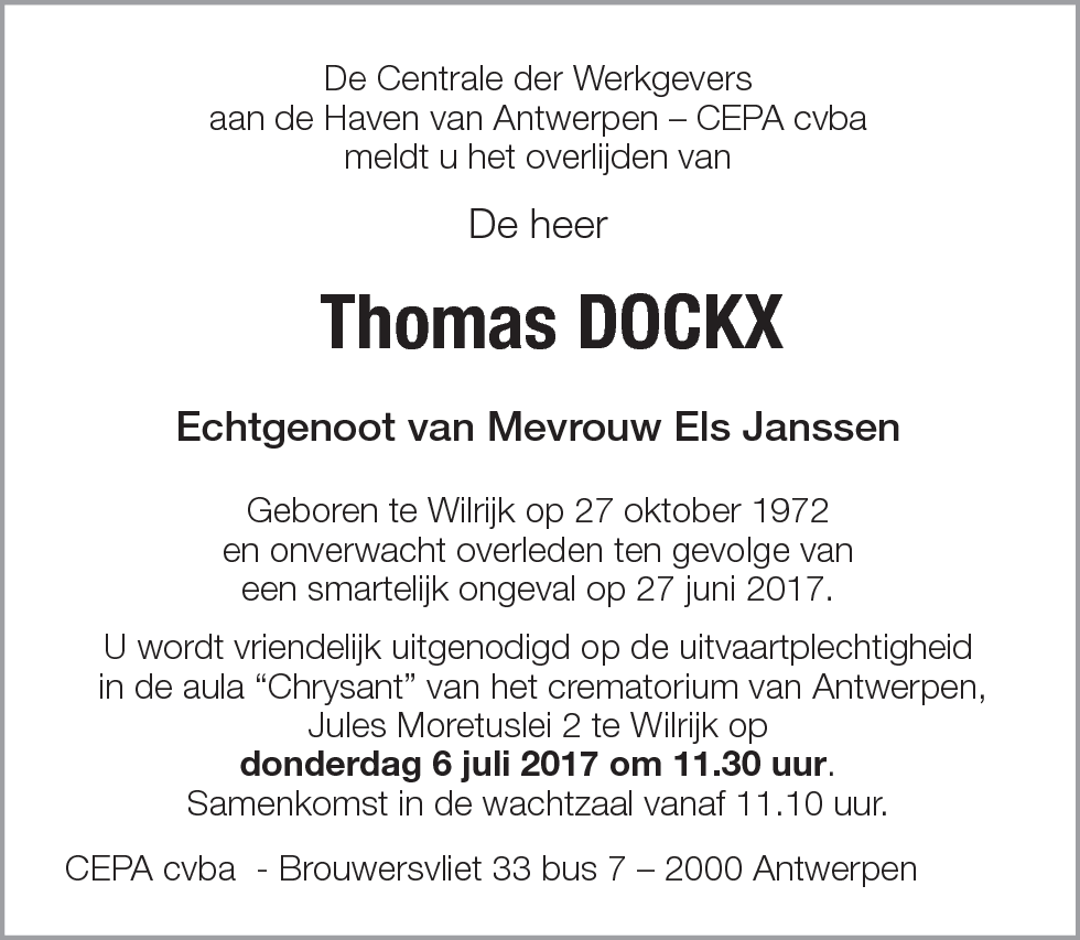 Thomas Dockx