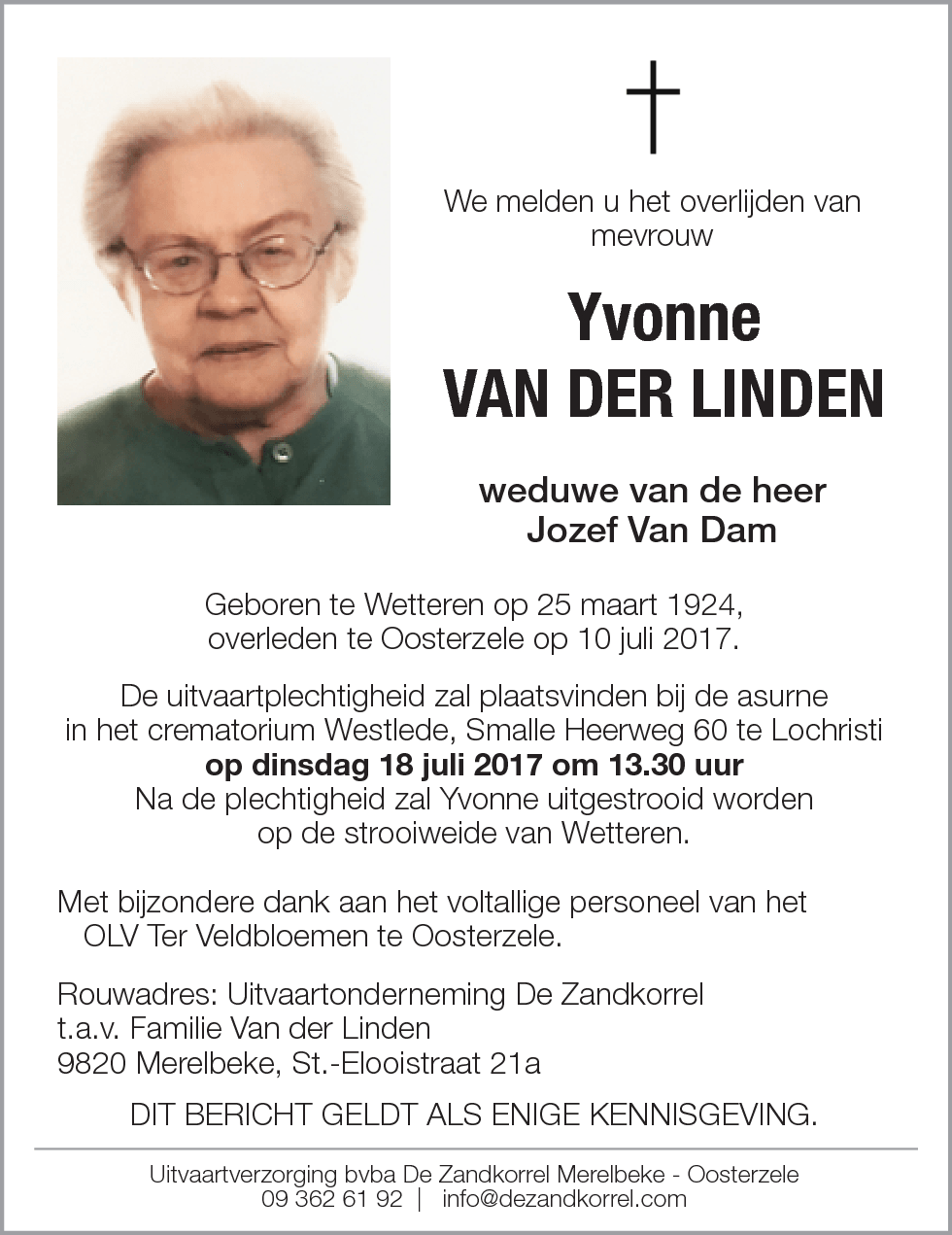 Yvonna Van der Linden