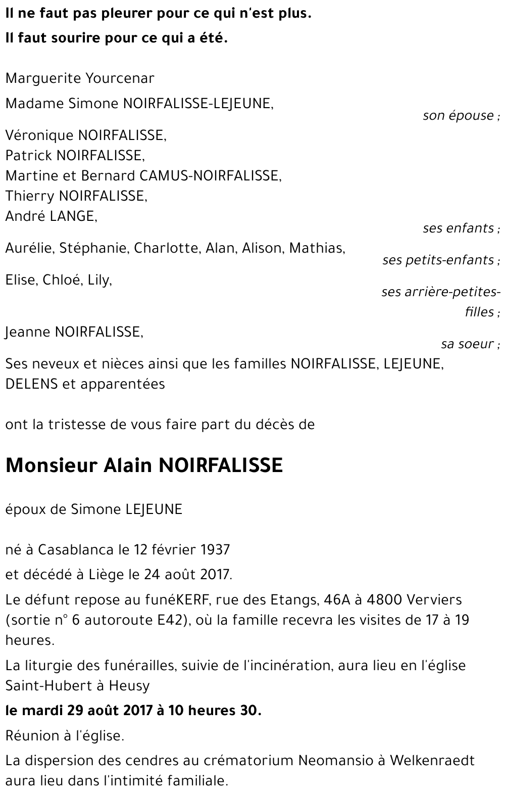 Alain NOIRFALISSE
