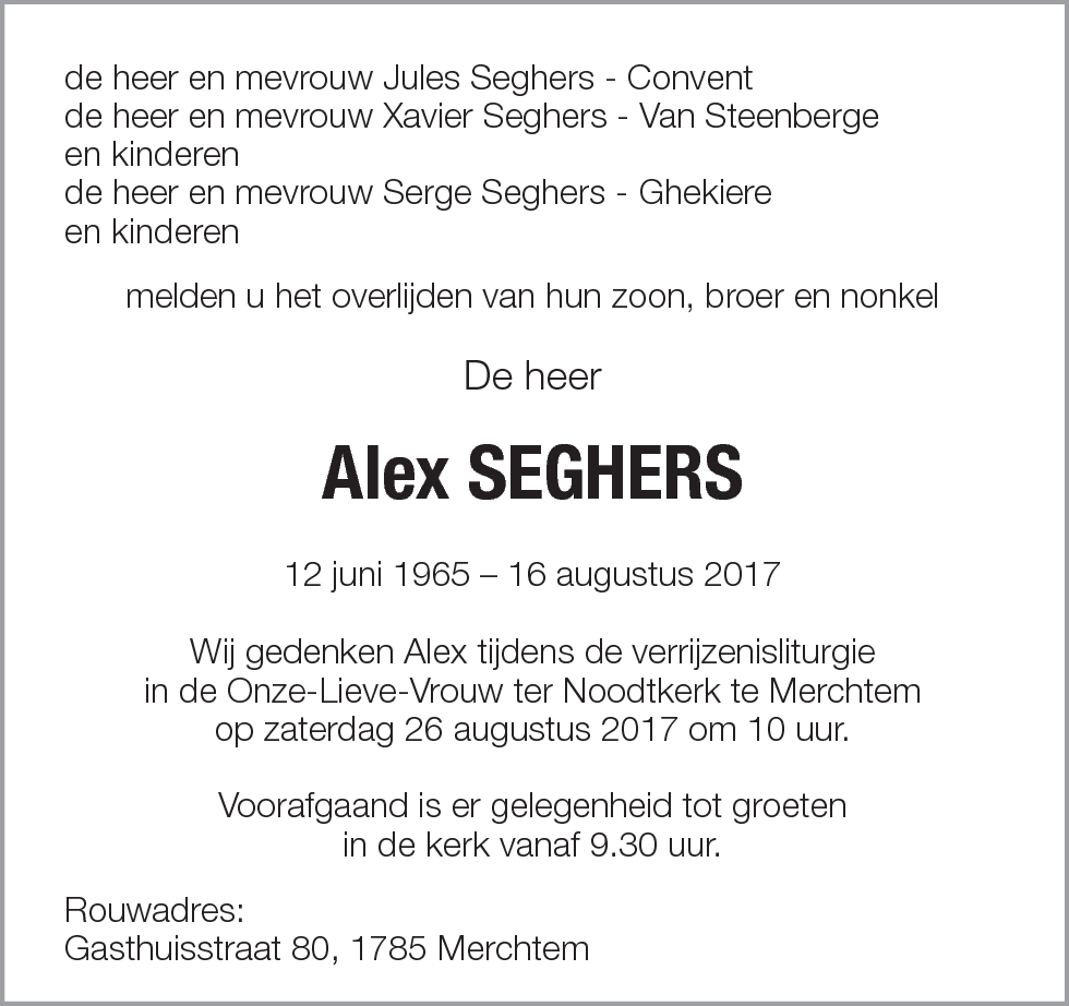 Alex Seghers
