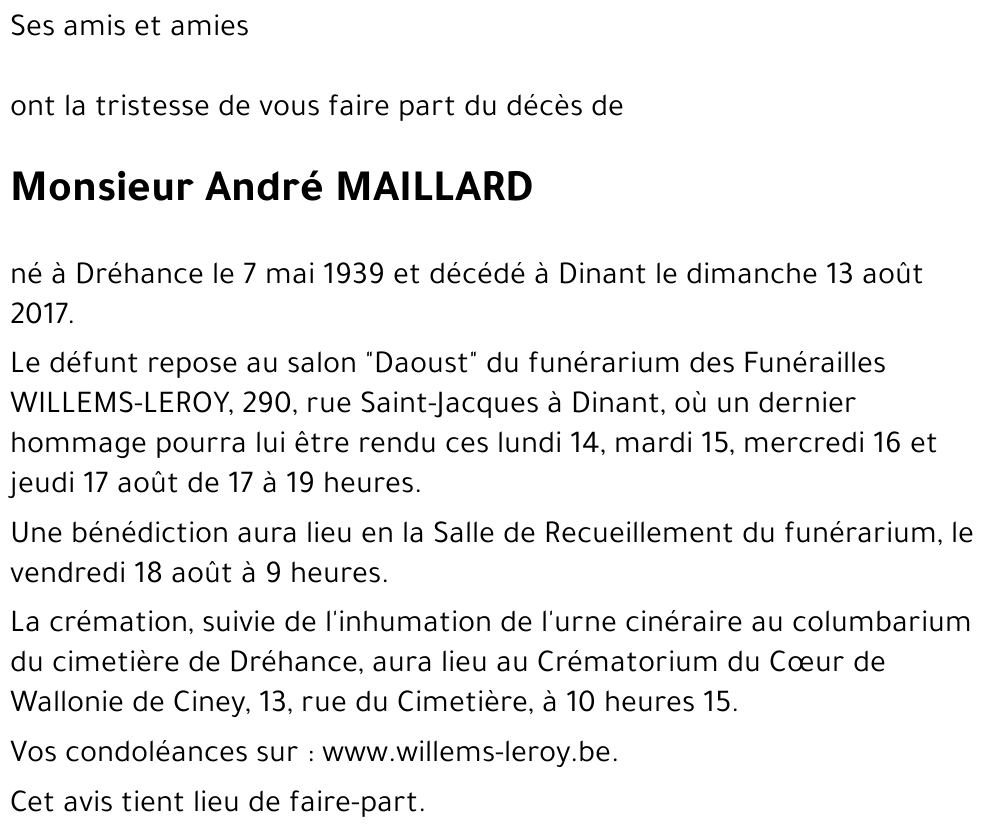 André MAILLARD