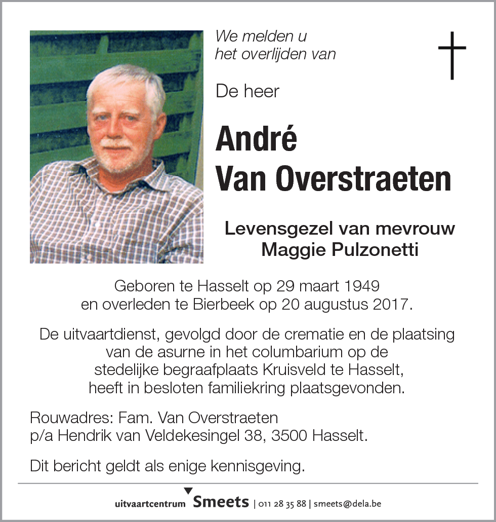 André Van Overstraeten