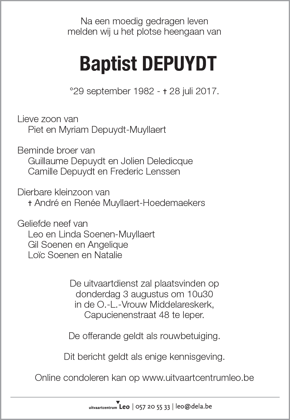 Baptist Depuydt