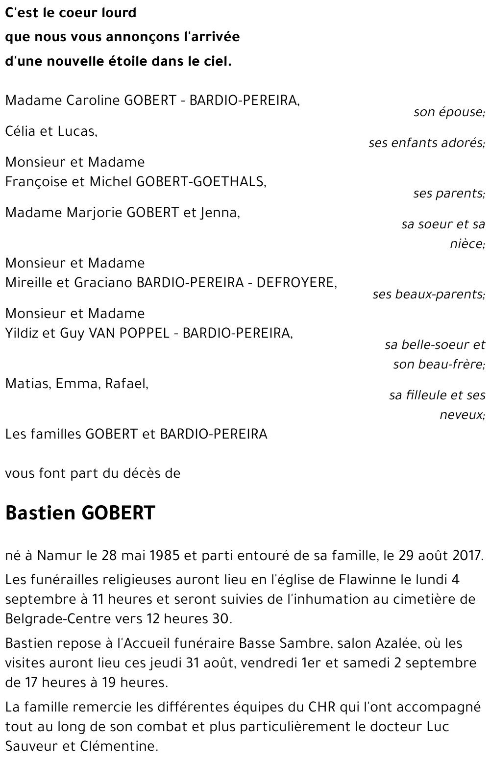 Bastien GOBERT