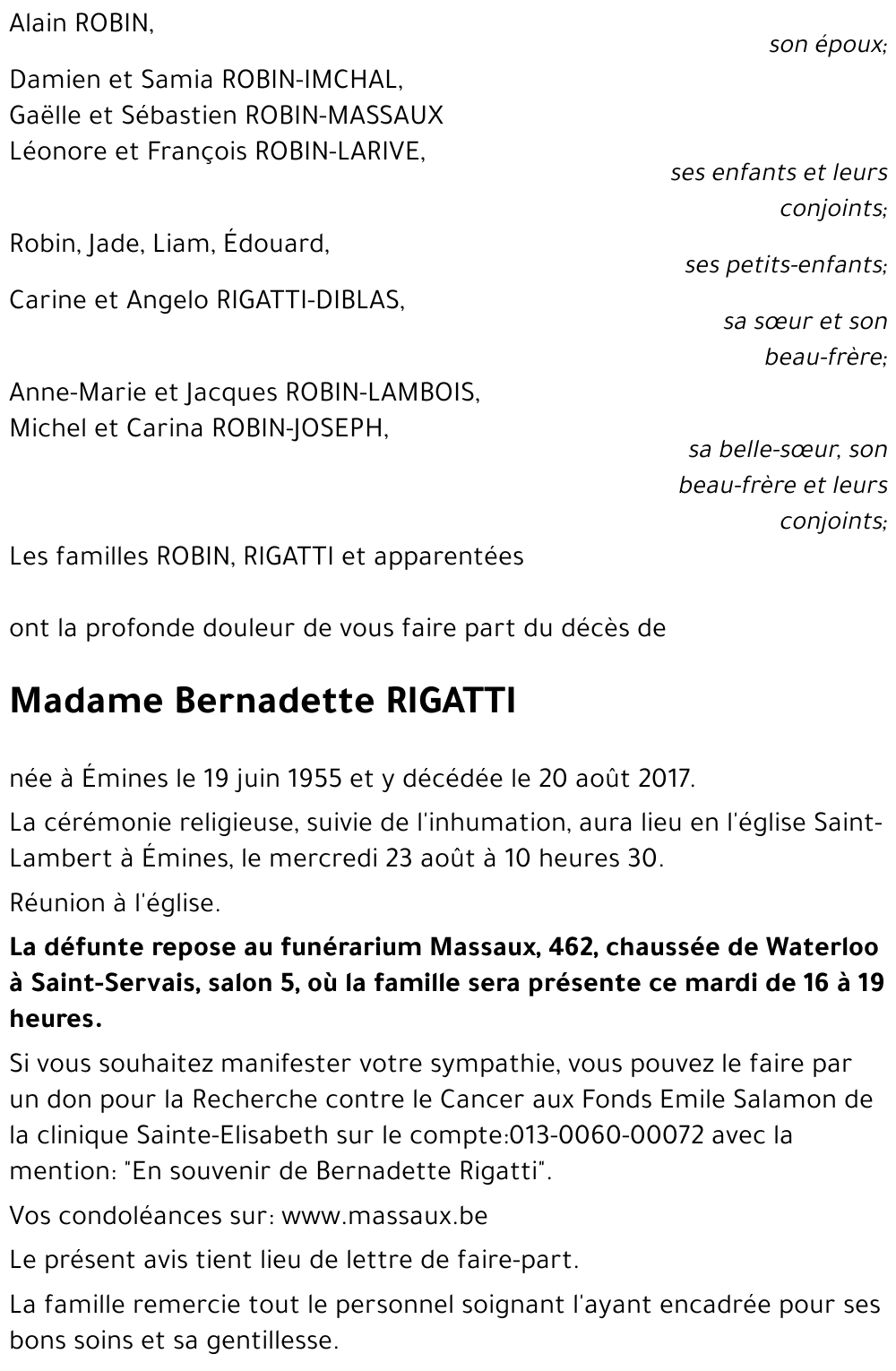 Bernadette RIGATTI