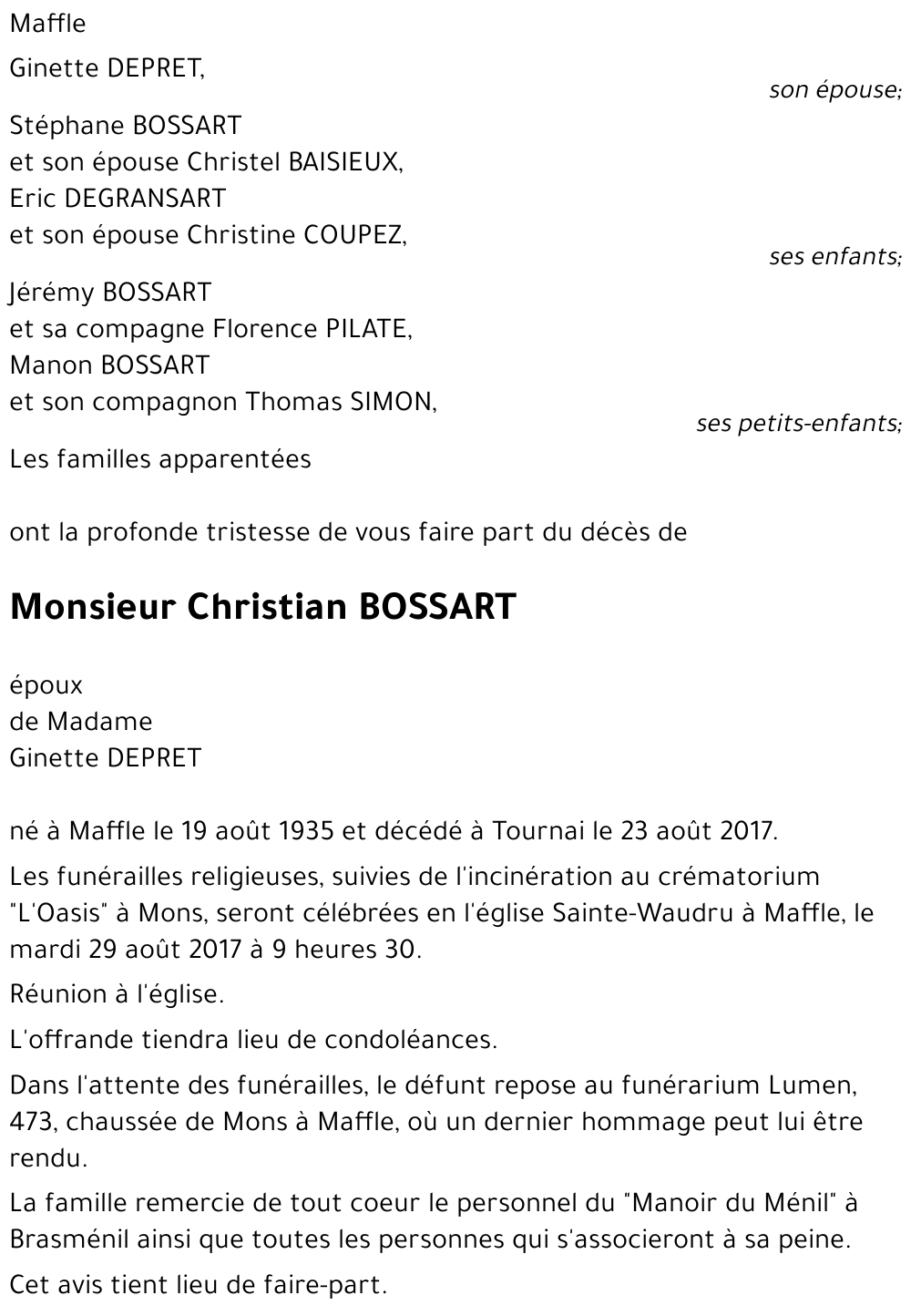 Christian BOSSART