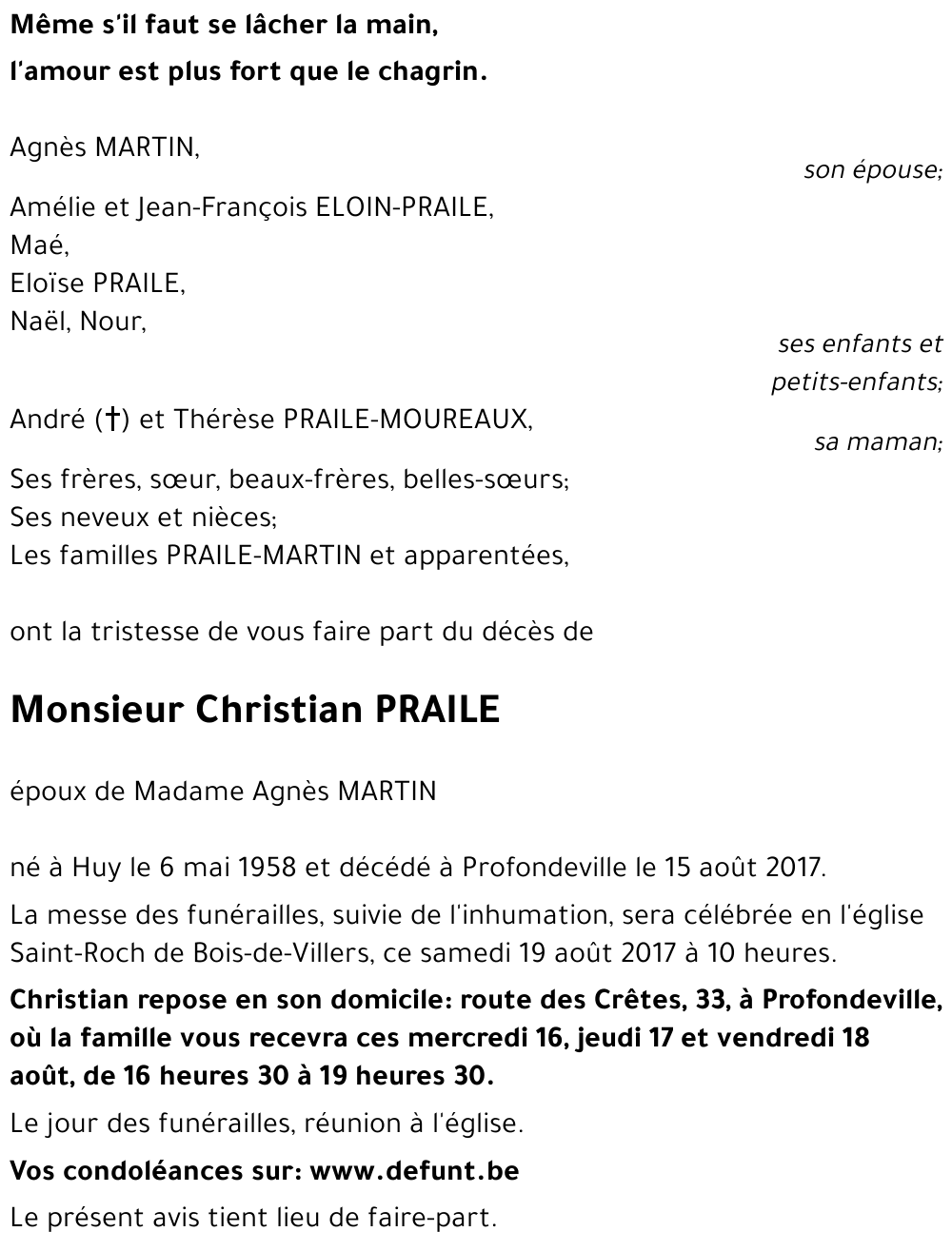 Christian PRAILE