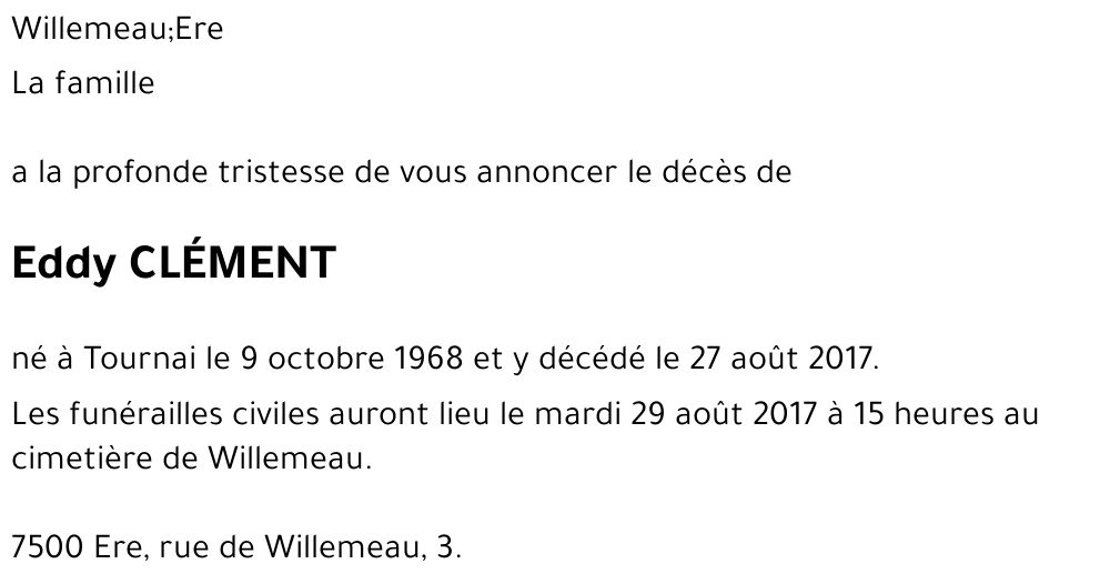 Eddy CLÉMENT