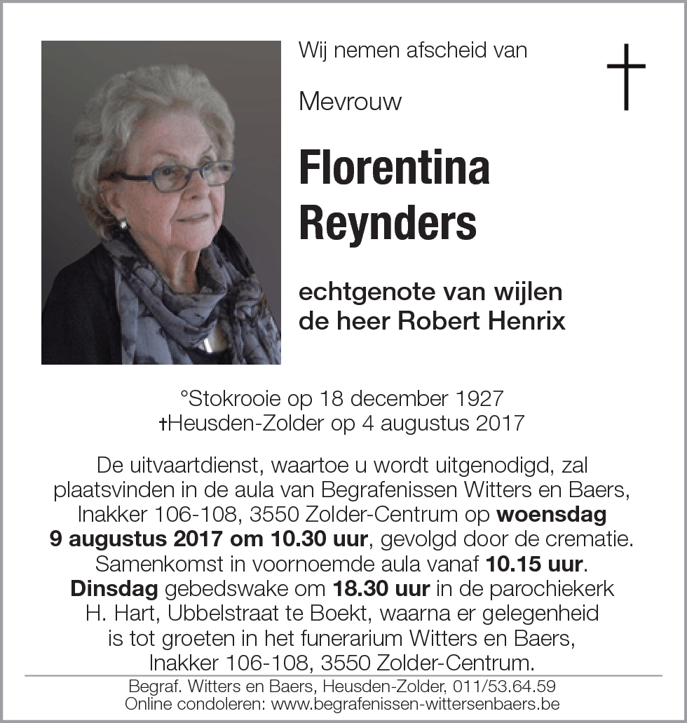 Florentina Reynders
