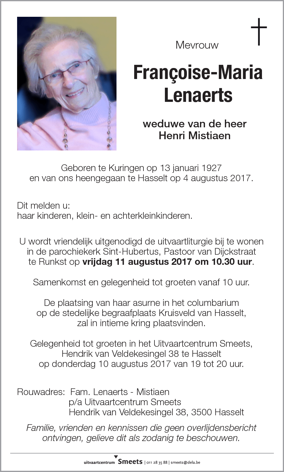 Françoise-Maria Lenaerts