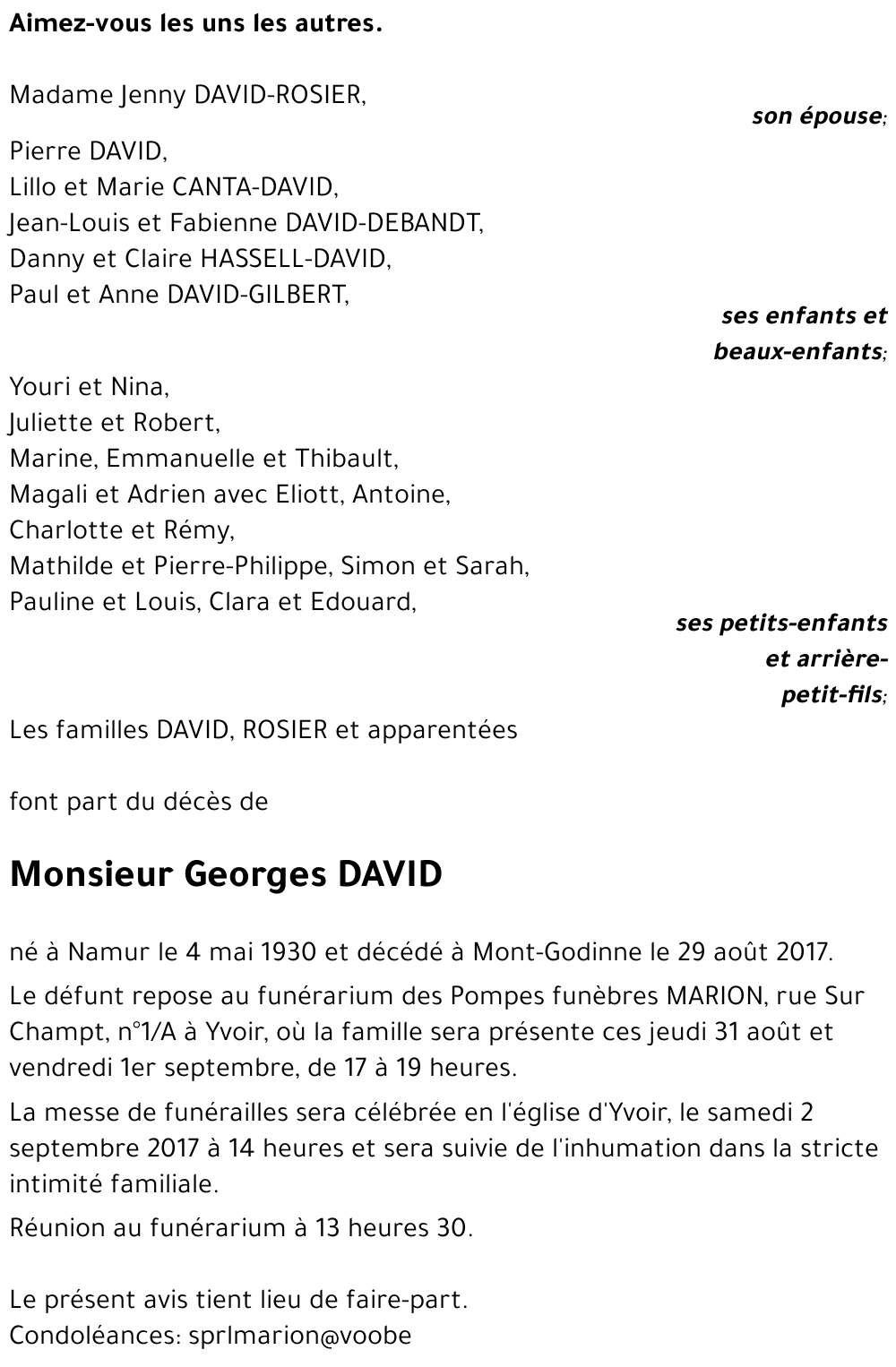 Georges DAVID
