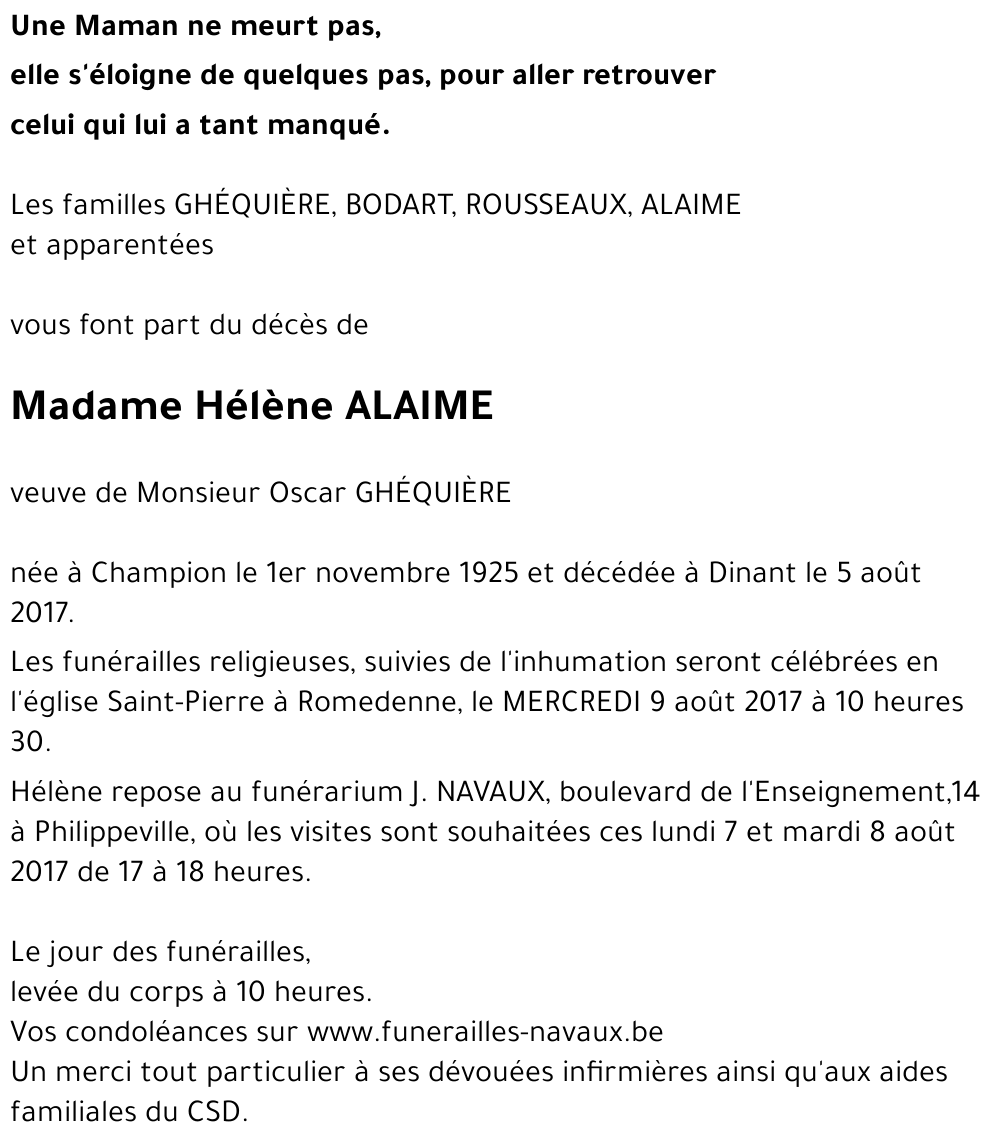 Hélène ALAIME
