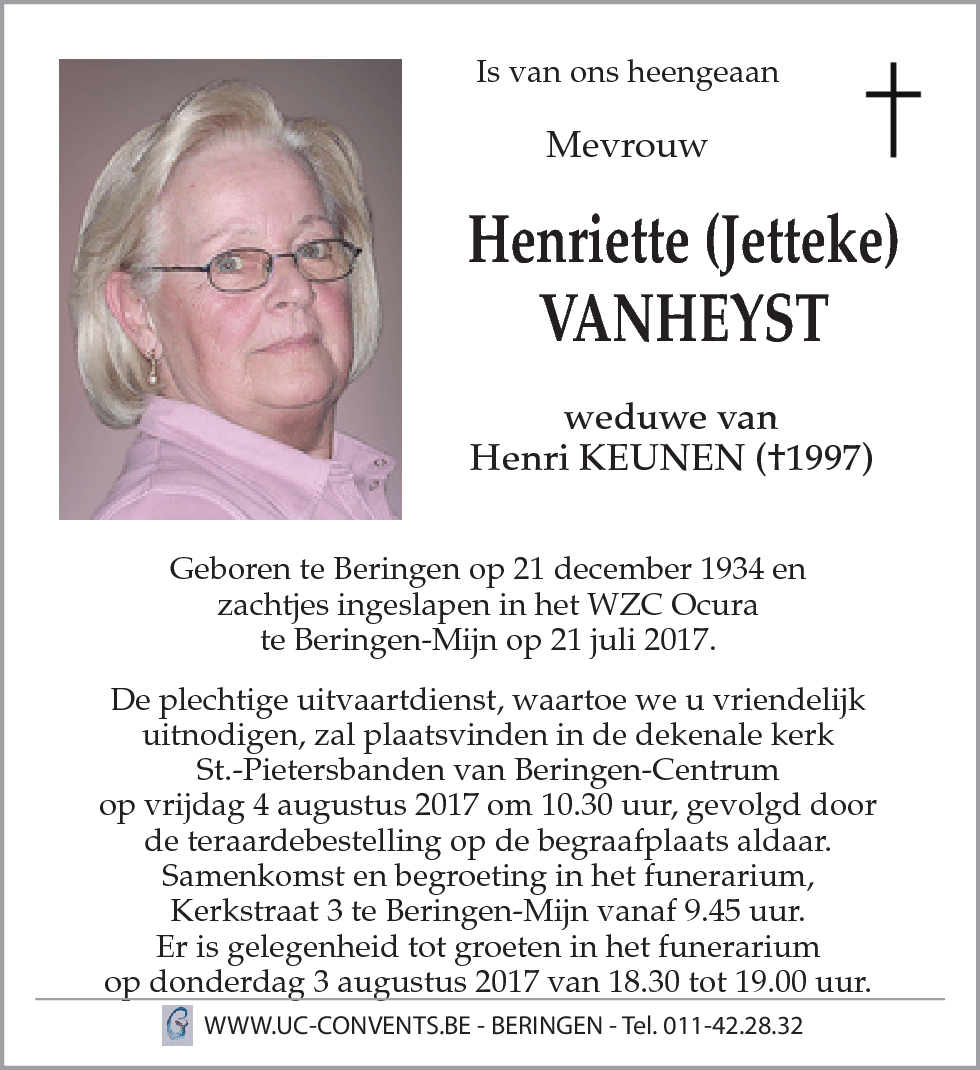 Henriette Vanheyst