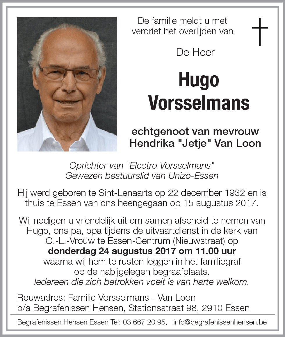 Hugo Vorsselmans