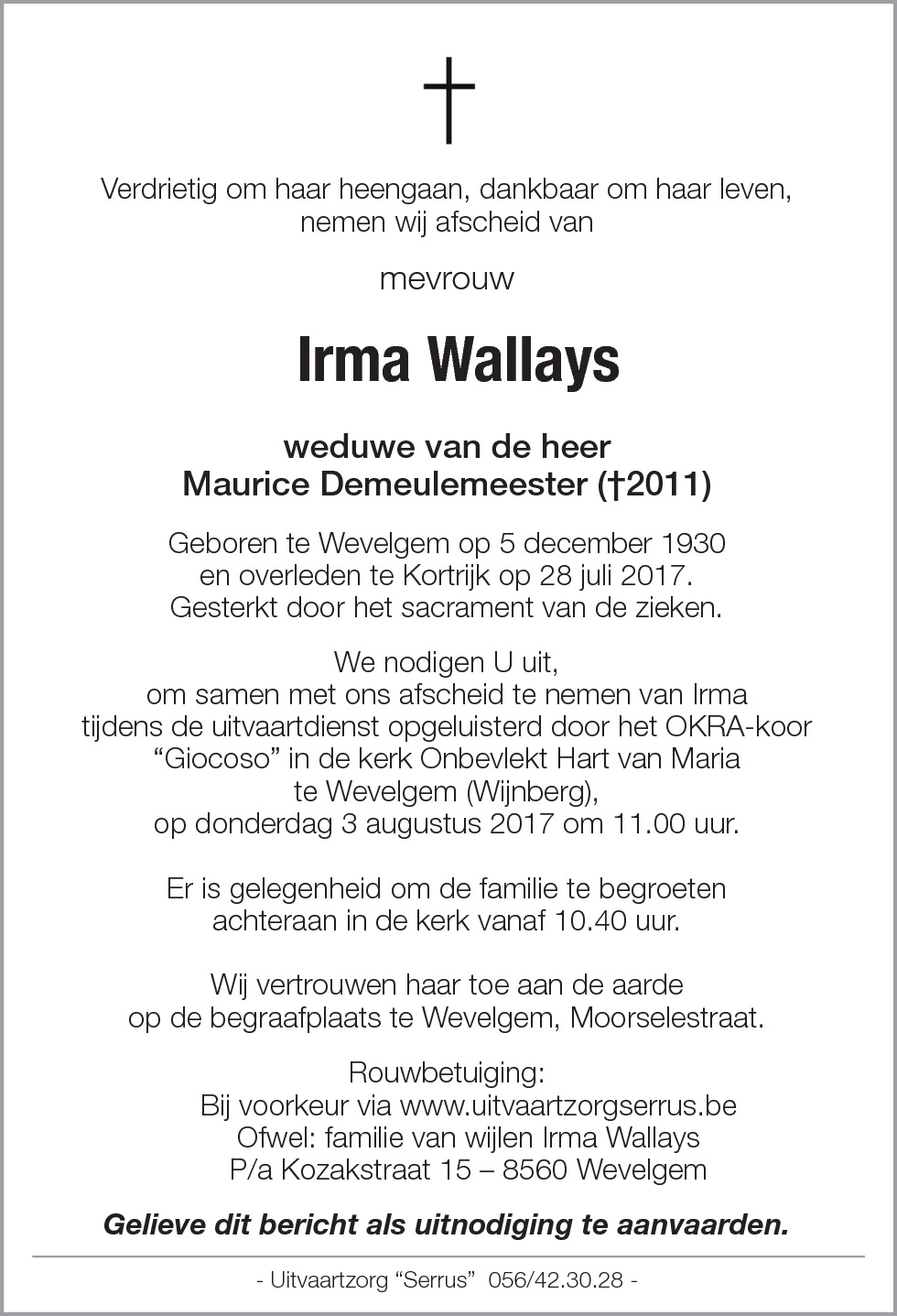 Irma Wallays