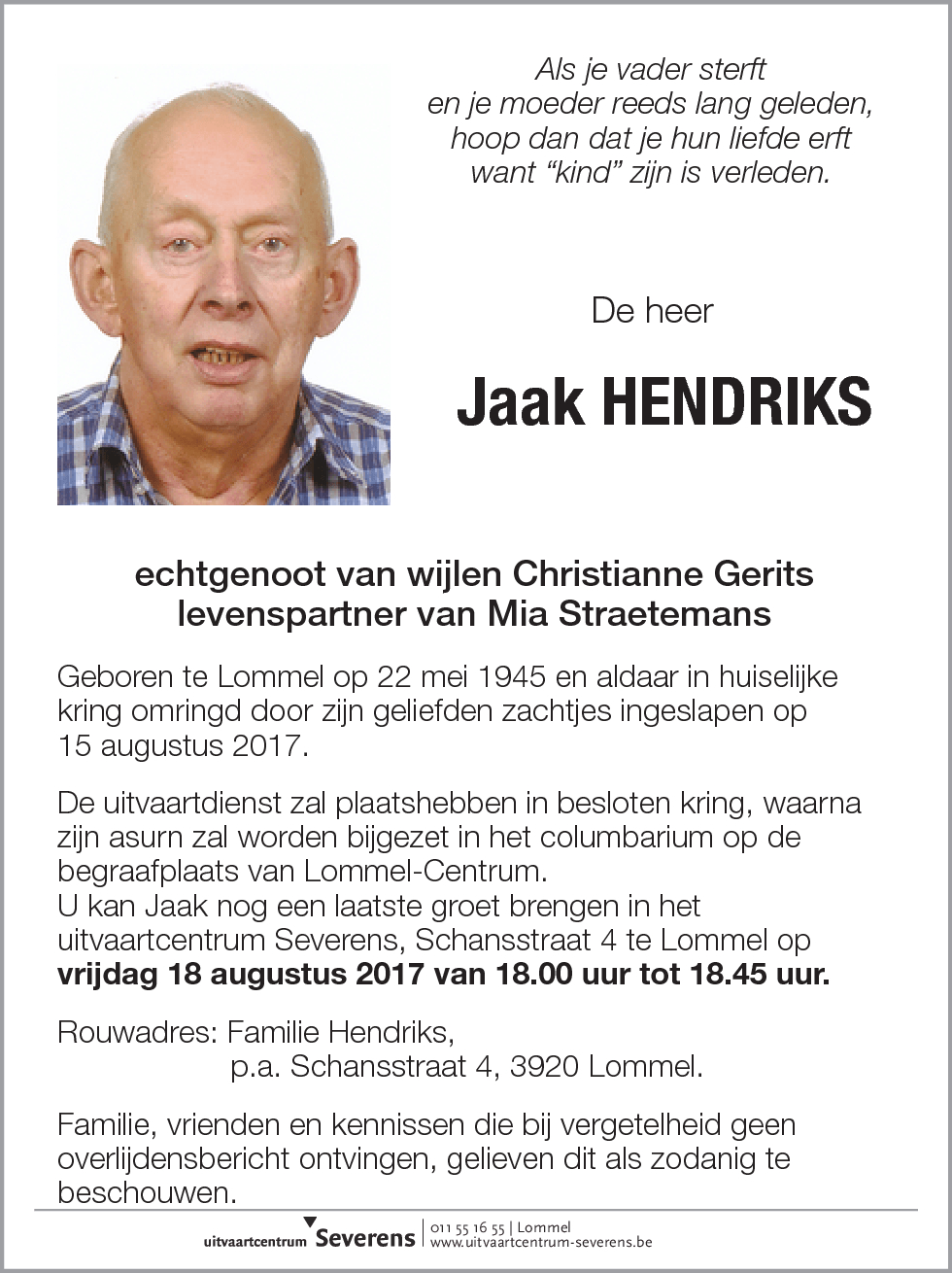 Jaak Hendriks