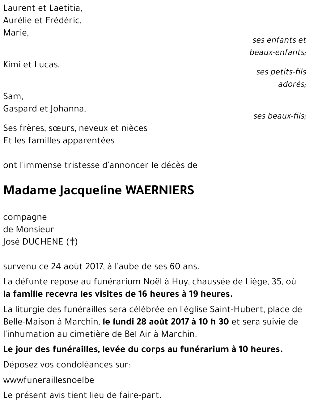 Jacqueline WAERNIERS