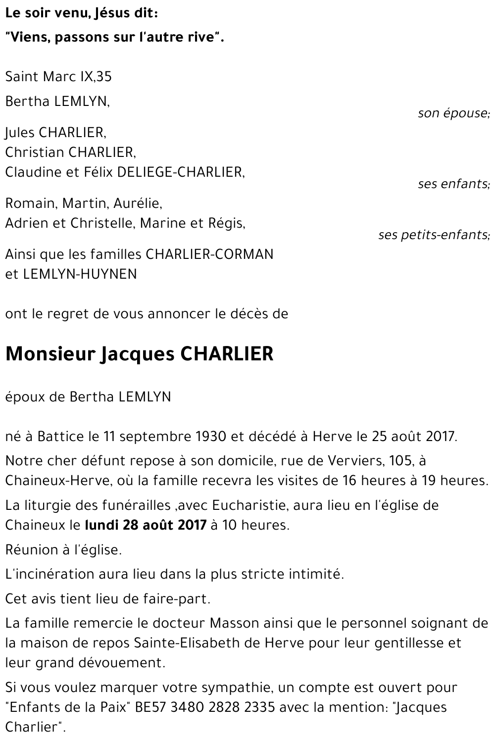 Jacques CHARLIER