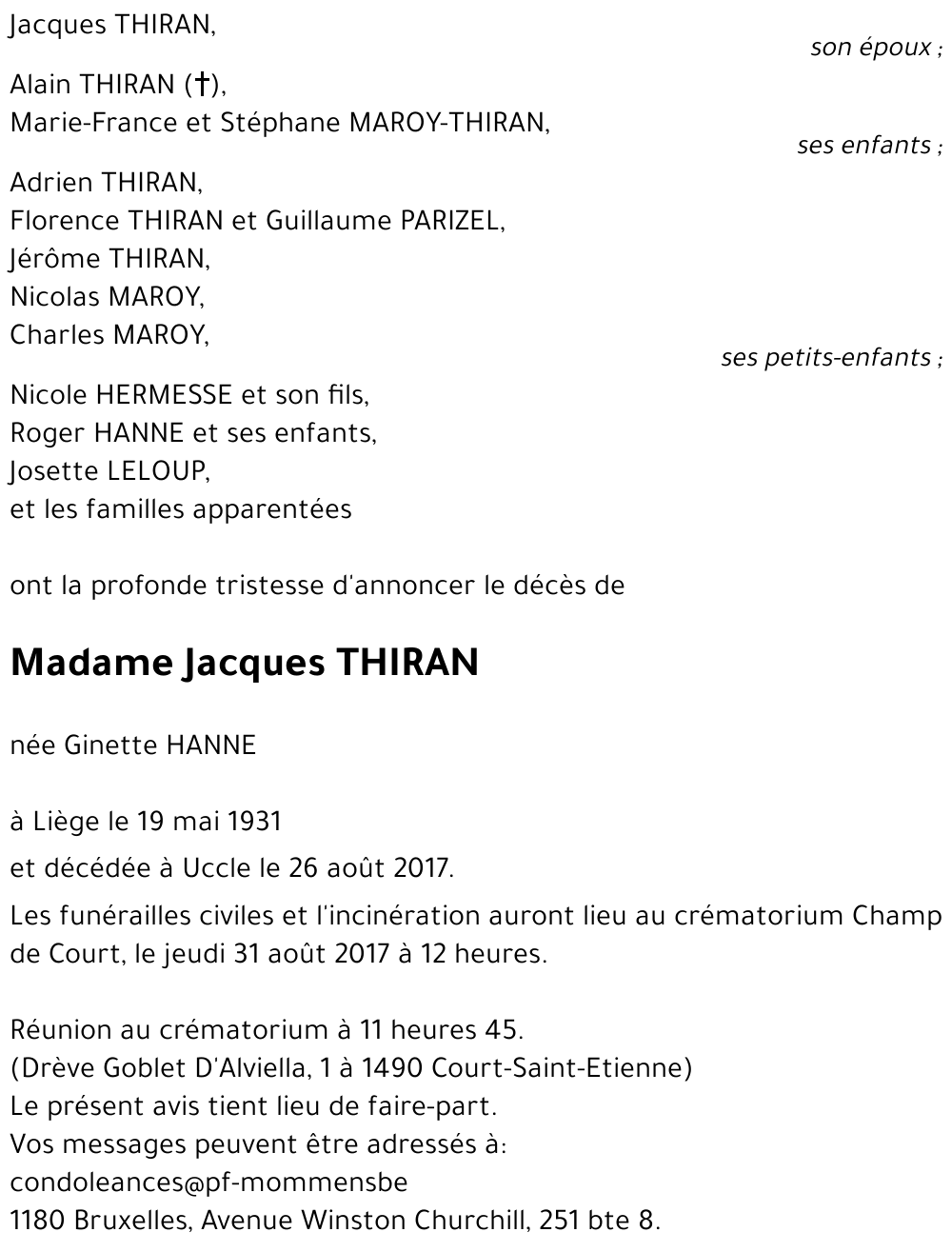 Jacques THIRAN