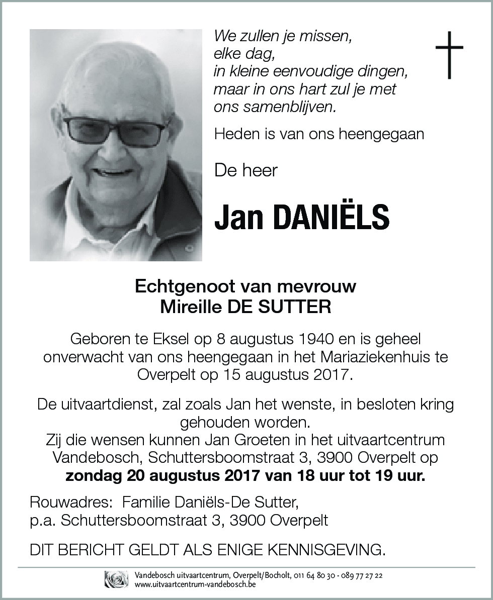 Jan DANIËLS
