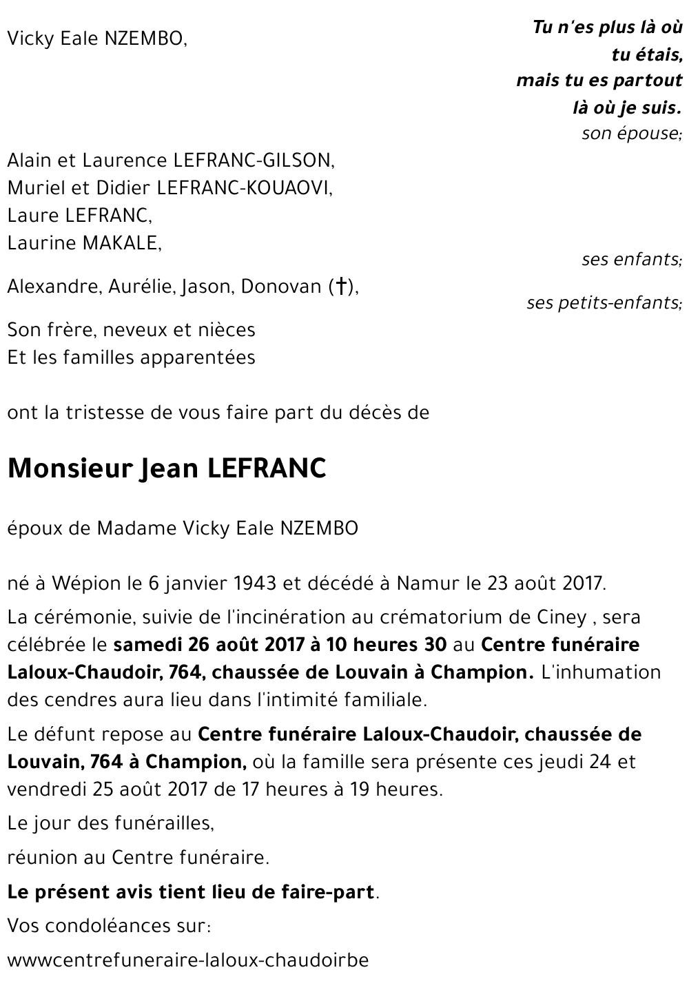 Jean LEFRANC