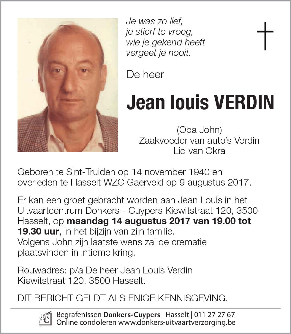 Jean louis Verdin