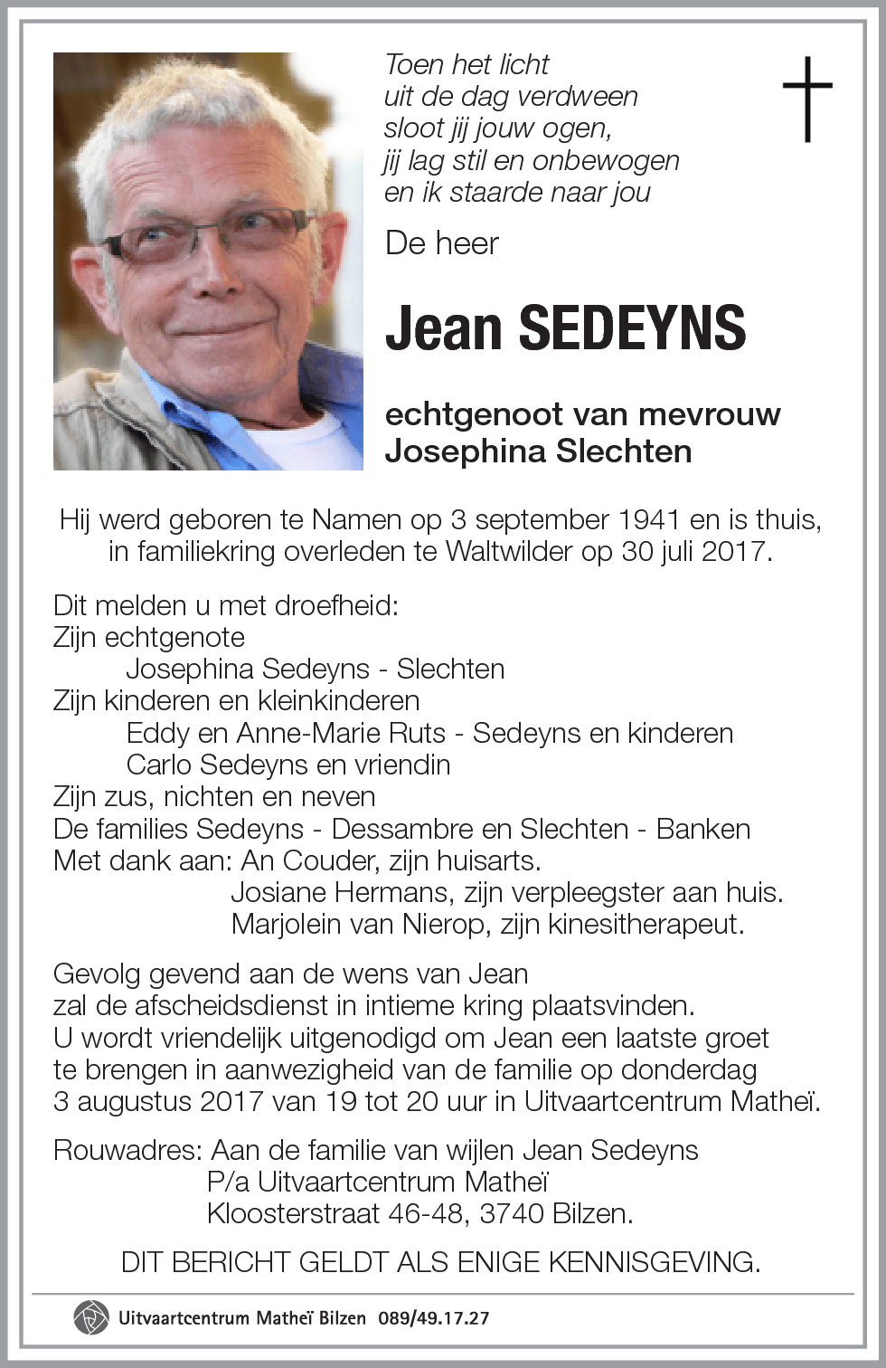 Jean SEDEYNS