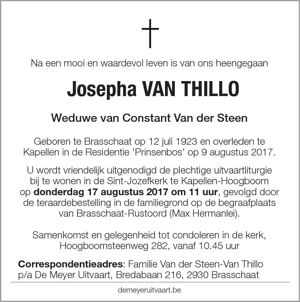Josepha Van Thillo
