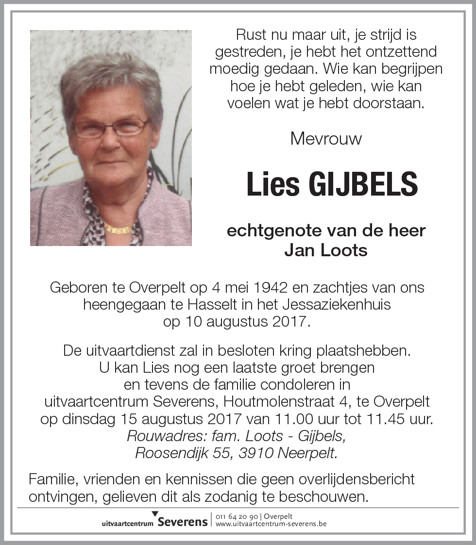 Lies Gijbels