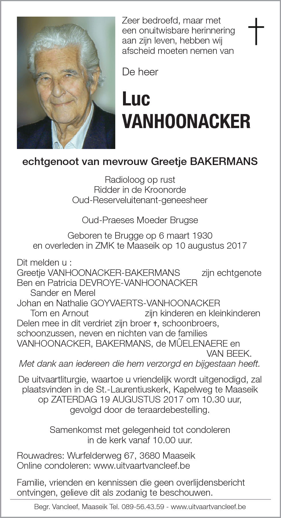 Luc Vanhoonacker