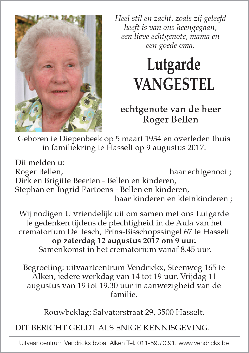 Lutgarde Vangestel