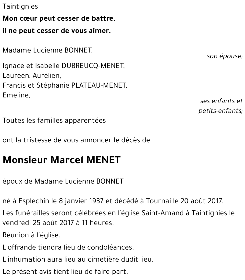 Marcel MENET