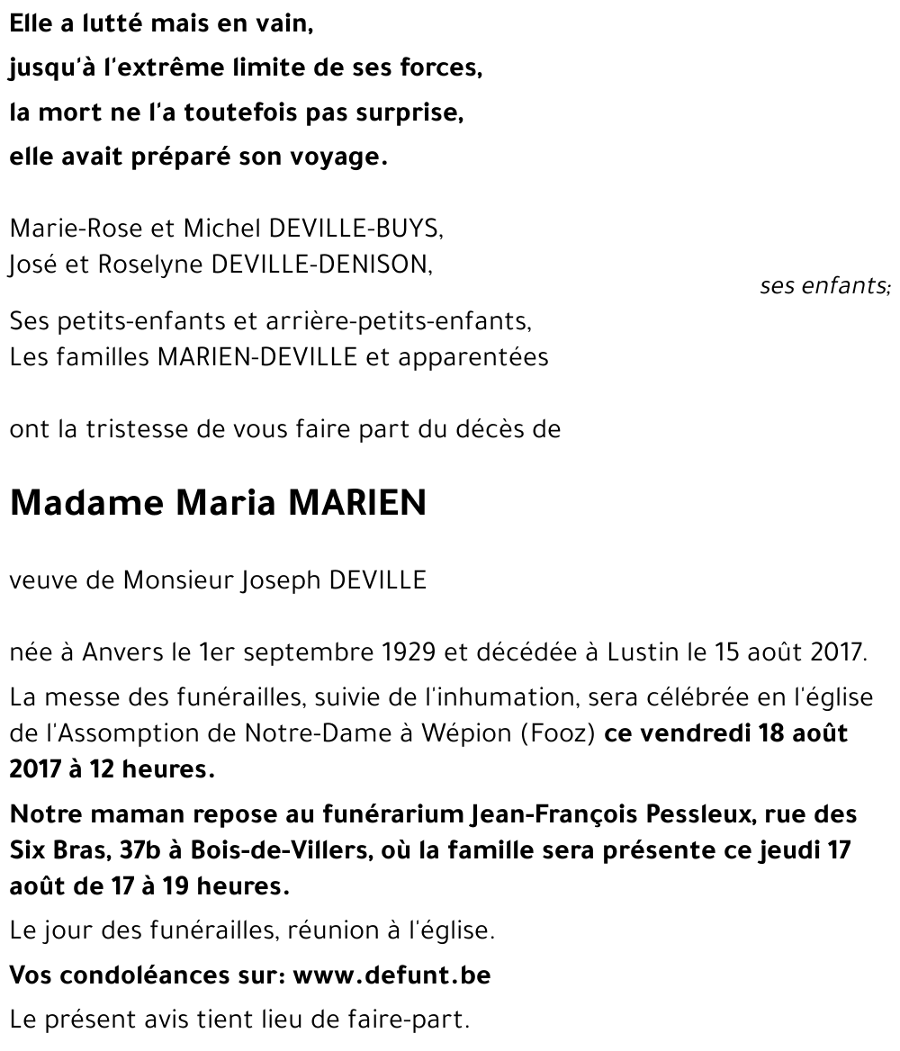 Marie MARIEN