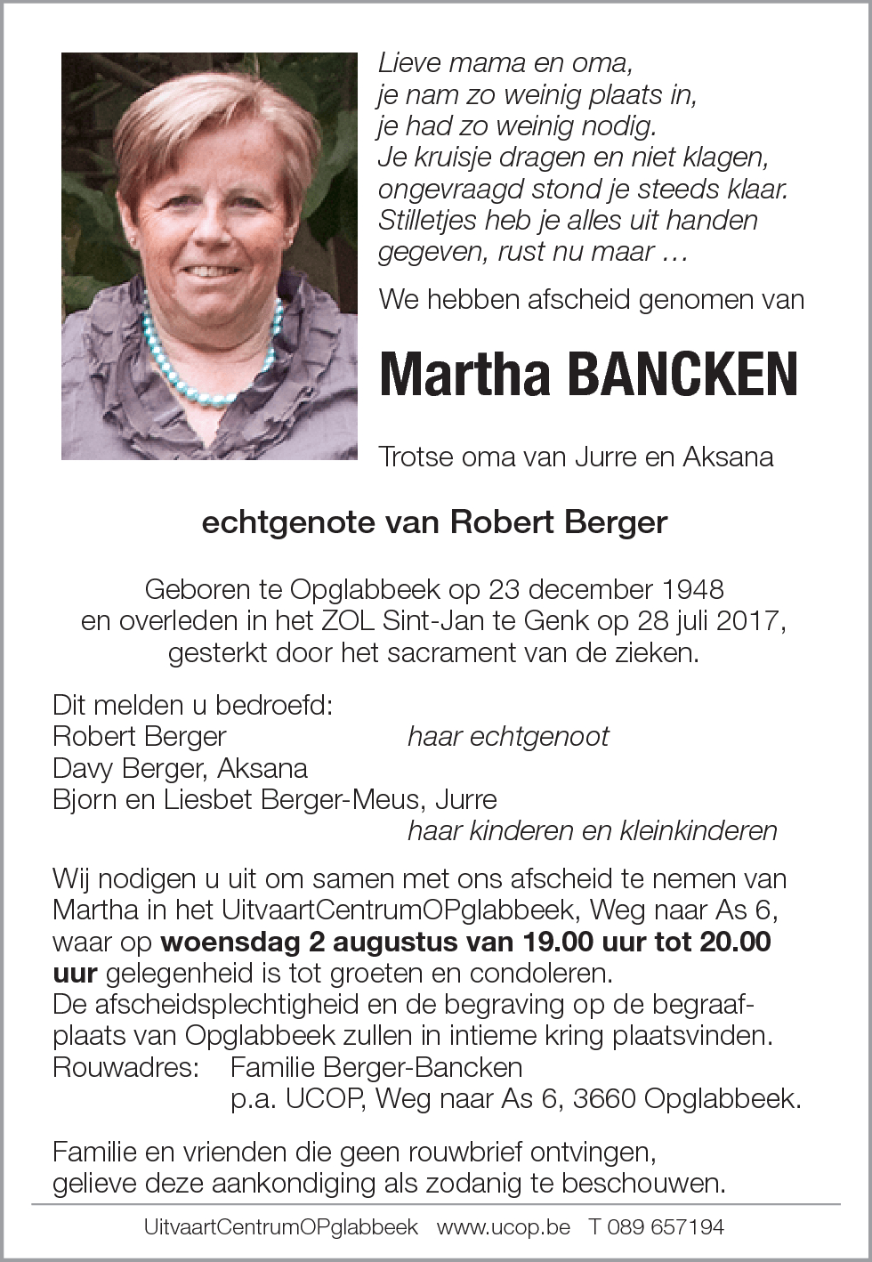 Martha Bancken