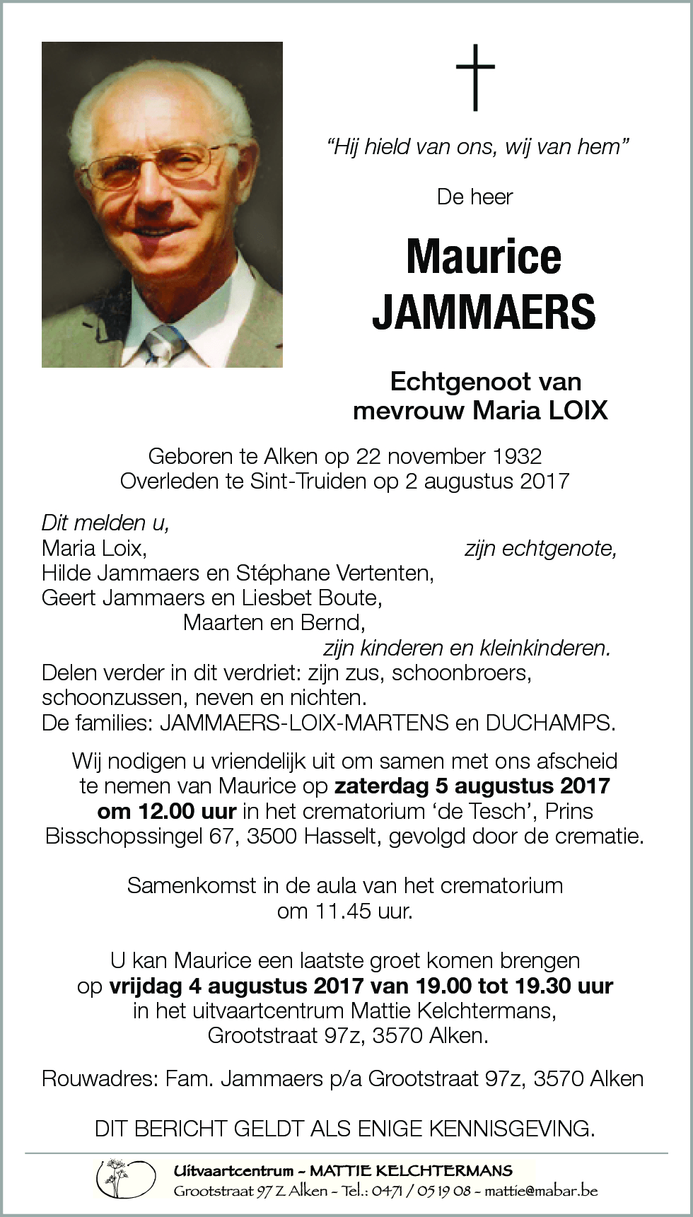Maurice JAMMAERS