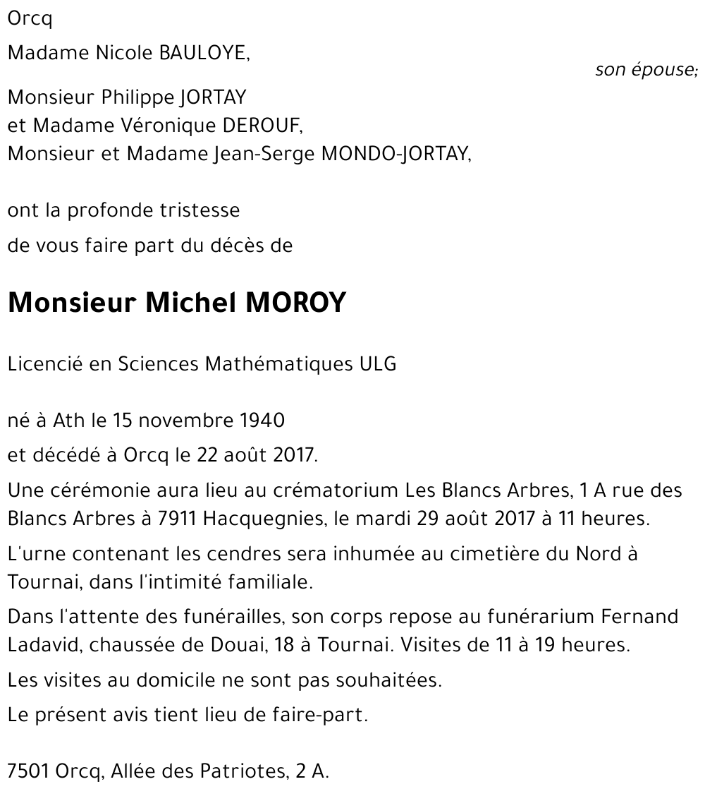 Michel MOROY
