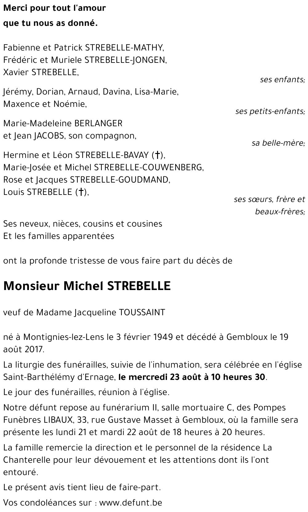 Michel STREBELLE