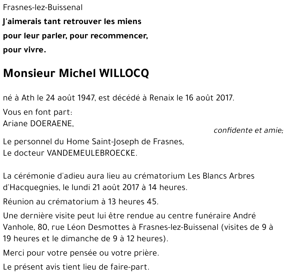 Michel WILLOCQ
