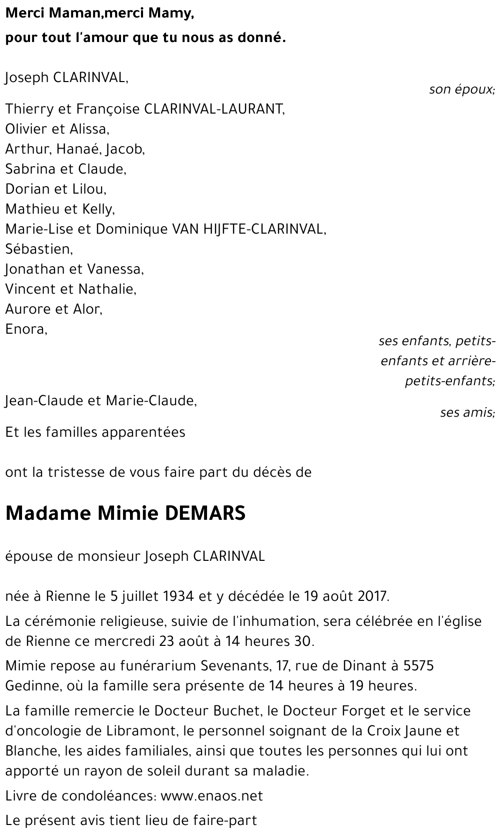 Mimie DEMARS
