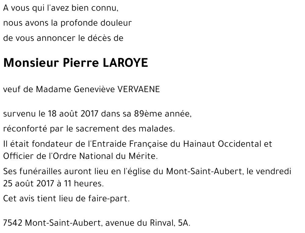 Pierre LAROYE