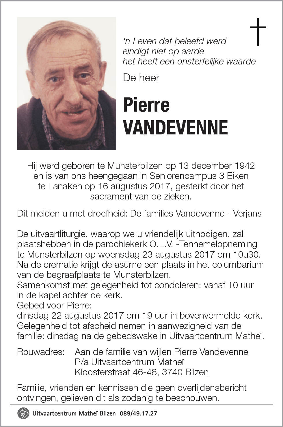 Pierre VANDEVENNE