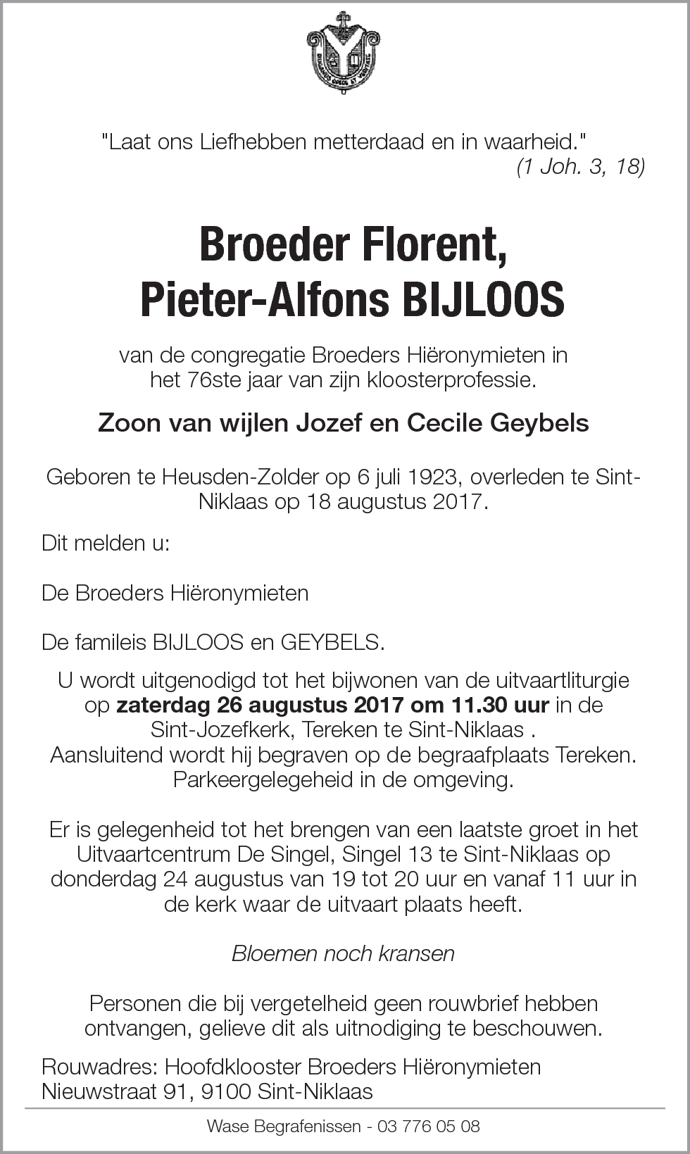 Pieter-Alfons BIJLOOS