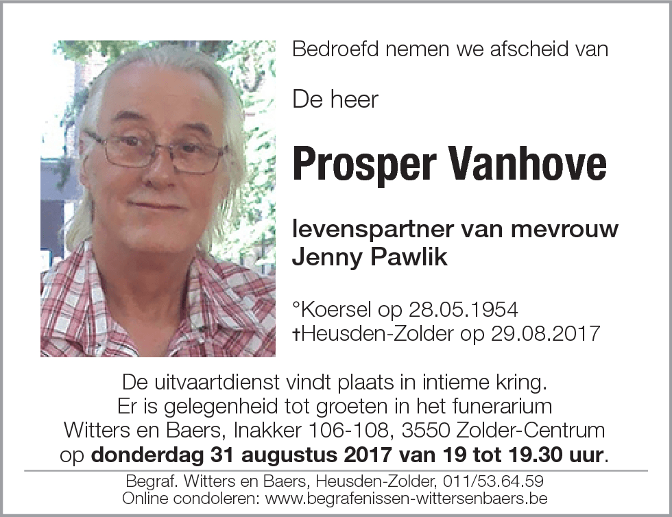 Prosper Vanhove