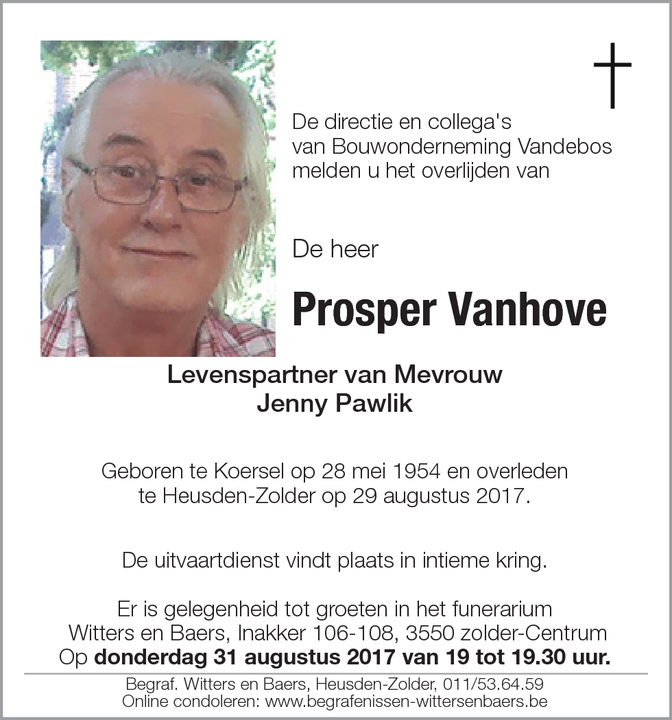 Prosper Vanhove
