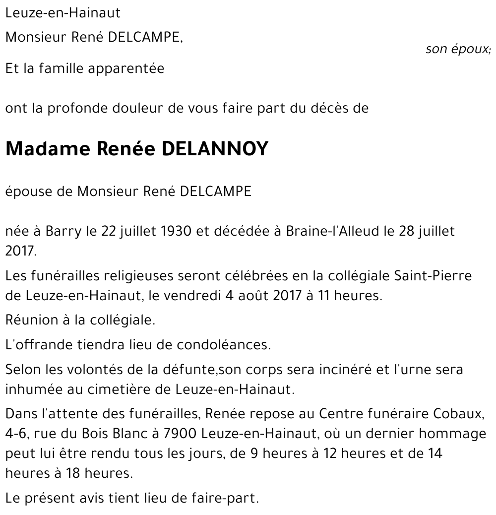 Renée Delannoy
