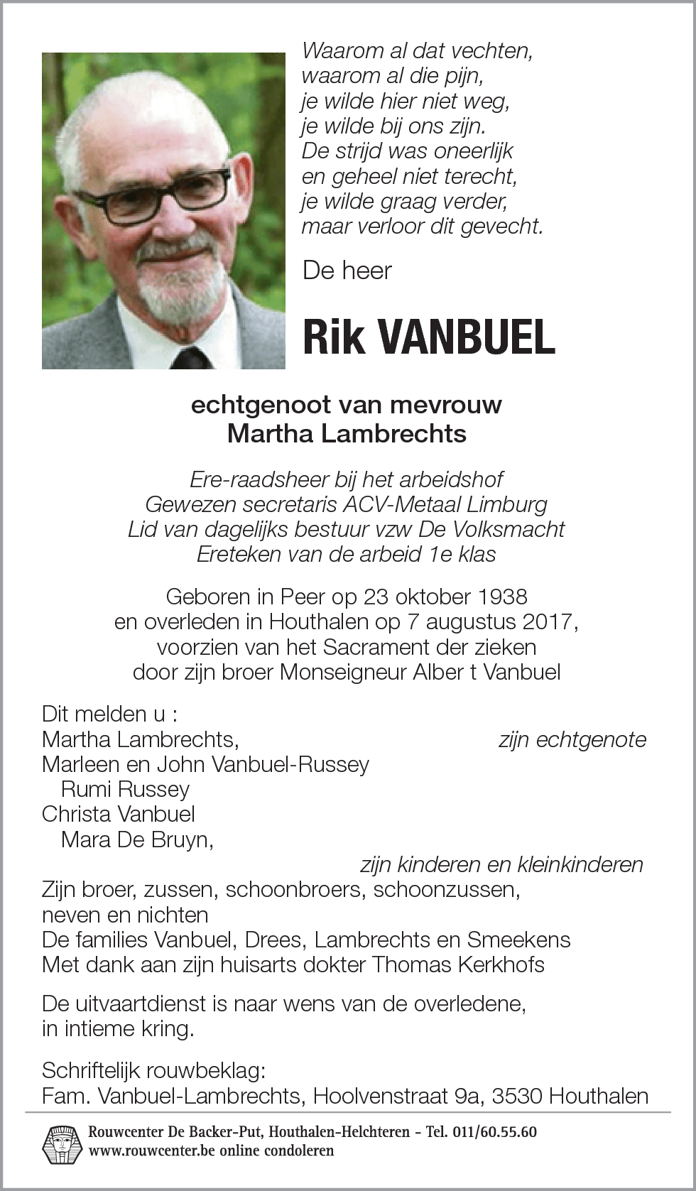 Rik Vanbuel