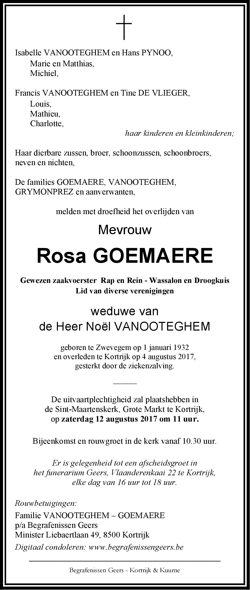 Rosa GOEMAERE